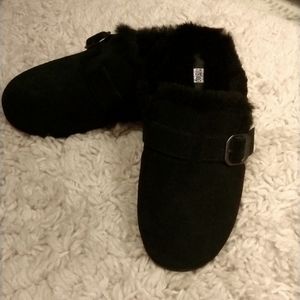 NWOT FitFlop Black Slip On Mule